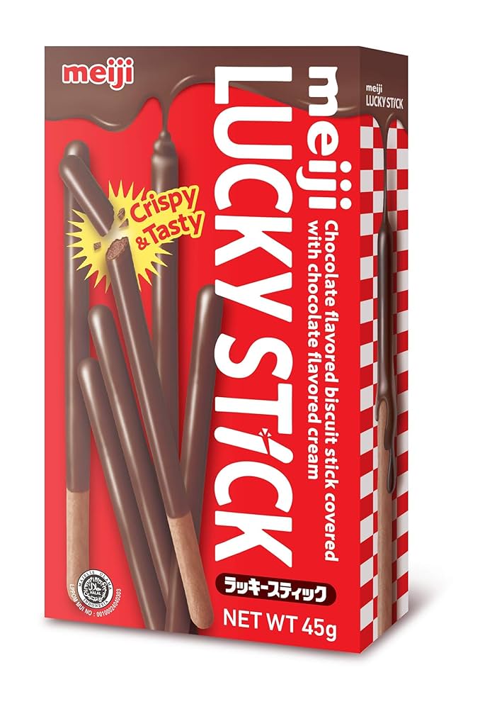 Meiji Meiji lucky chocolate cookie strip