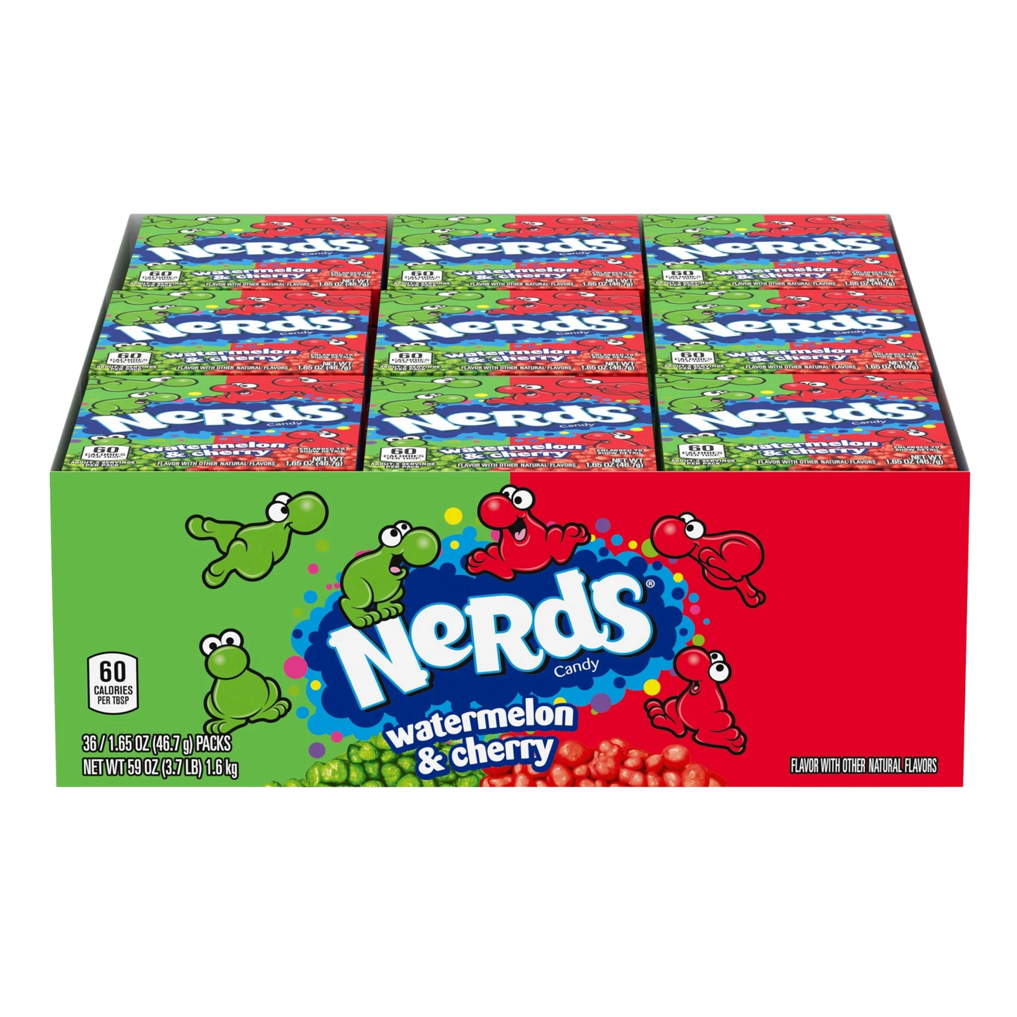 NERDS WILD CHERRY/WATERMELON
