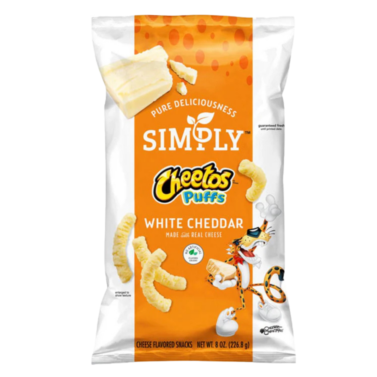 Cheetos Simply Puffs Wht Chedr 8oz