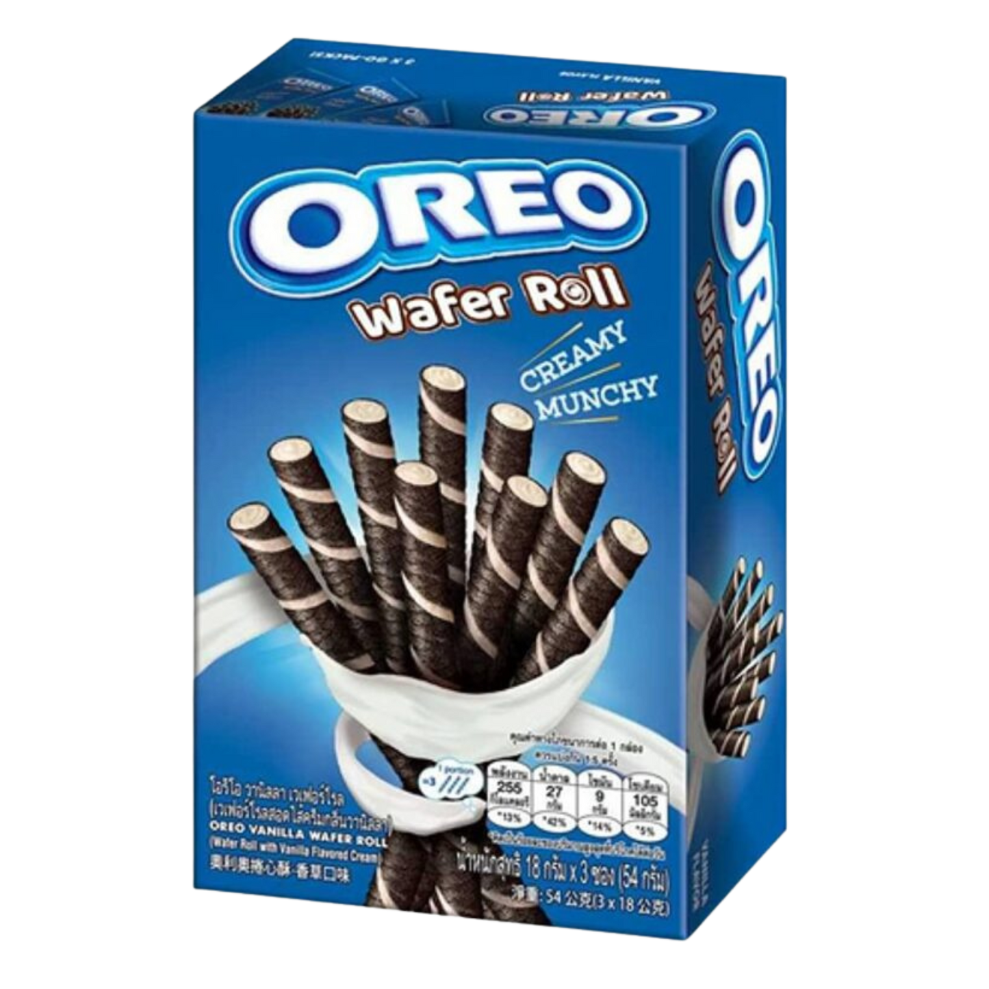 OREO VANILLA WAFER ROLL 54G