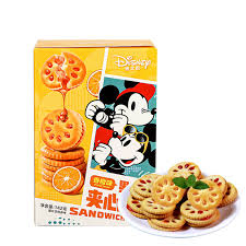Disney Jam Flavor Sandwich Cookies (Fragrant Orange Flavor)