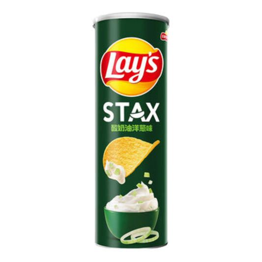 Lay's LAYS STAX SOUR CERAM &ONION FLAVOR