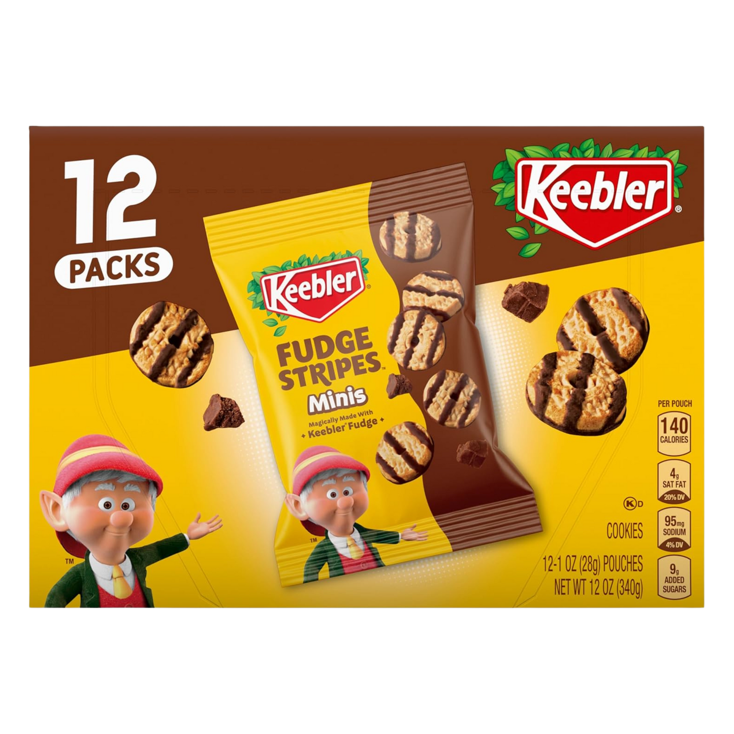Keebler Fudge Stripes Cookies Minis