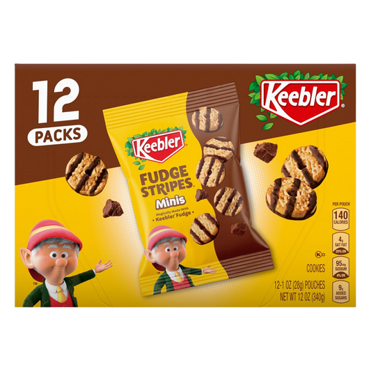Keebler Fudge Stripes Cookies Minis