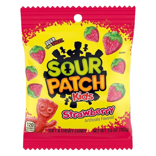 SOUR PATCH 3.6OZ PEG KIDS STRAWBERRY
