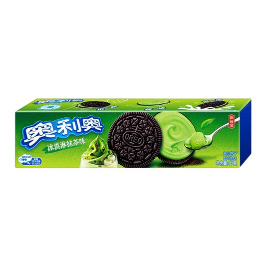Oreo Ice Cream filled with matcha flavor