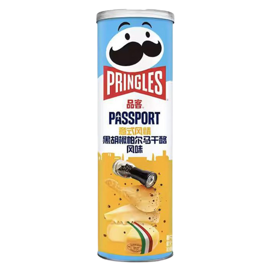 Pringles NEW ITALIAN STYLE BLACK PEPPER & PARMESAN FLAVOR