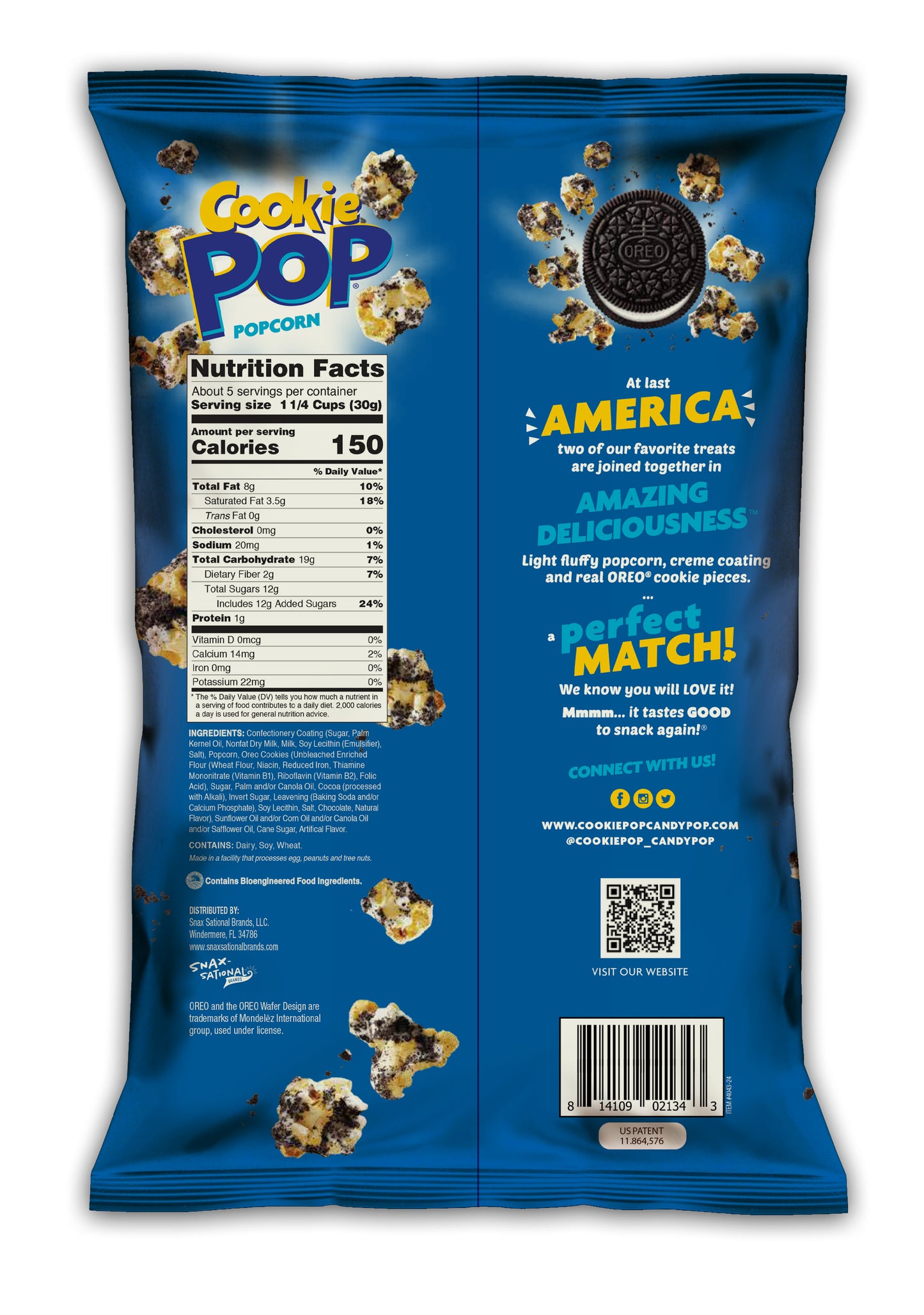 Candy pop - Oreo 5.25oz